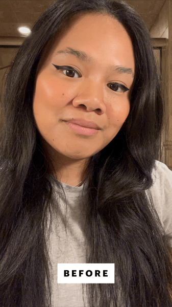 Calaor before applying the Tarte Maracuja Juicy Lip Stain